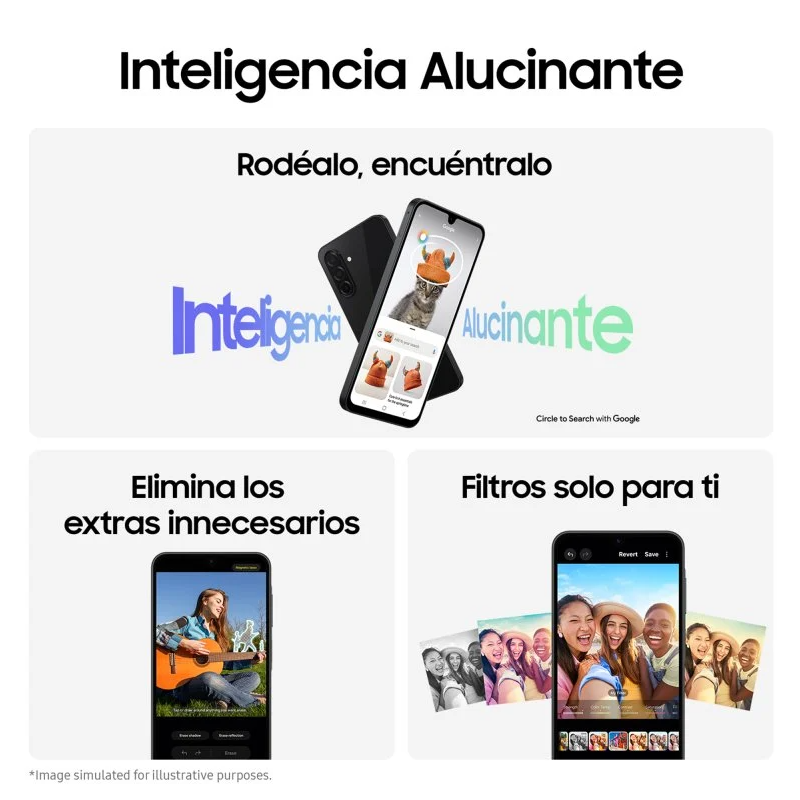 Samsung Galaxy A26 5G 8GB/256GB Smartphone 6.7" Blanco