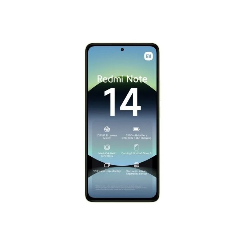 Xiaomi Redmi Note 14 4G 8/256GB Verde Lima Libre